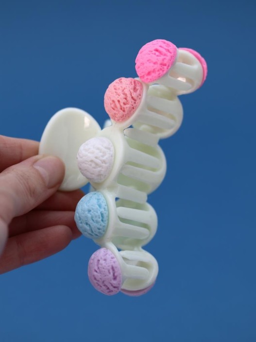 Заколка-краб GIRLY "Sweets", rainbow 