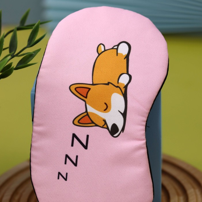 Маска для сна "Sleeping corgi" 
