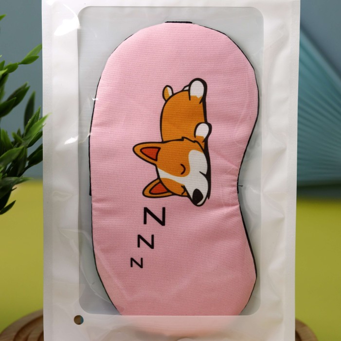 Маска для сна "Sleeping corgi" 