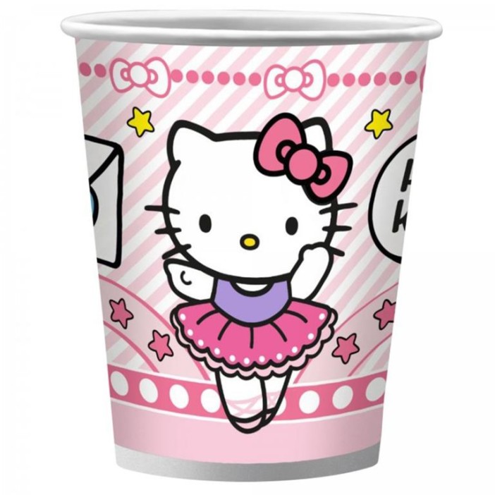 Набор бумажных стаканов 6 шт. &quot;Hello Kitty&quot;, 250 мл 