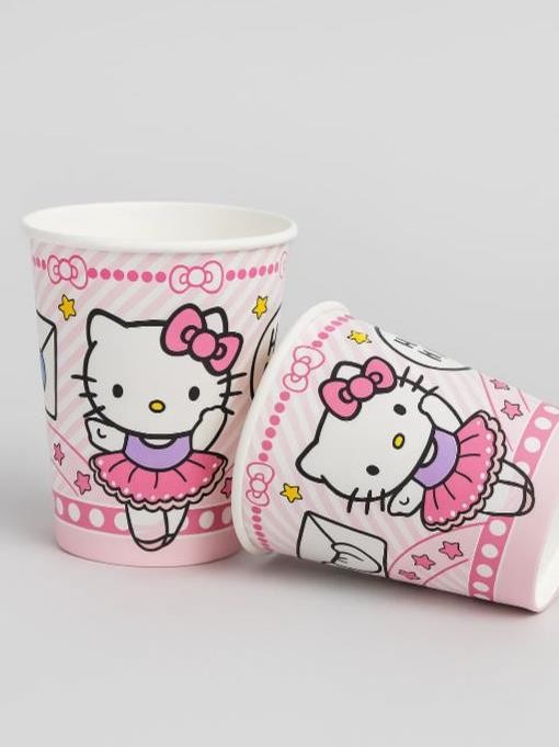 Набор бумажных стаканов 6 шт. &quot;Hello Kitty&quot;, 250 мл 