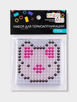 Набор для термоаппликации Draw Me! «Поросёнок» 7*7 см.
