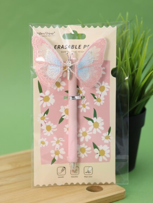 Ручка пиши-стирай &quot;Beautiful butterfly&quot;, pink 