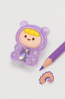 Точилка для карандашей "Girl", purple