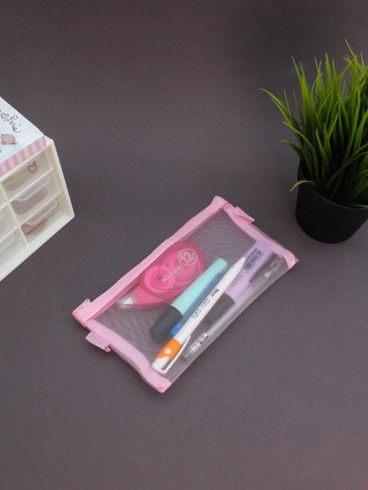 Пенал &quot;Color net&quot;, pink (9*21 см) 