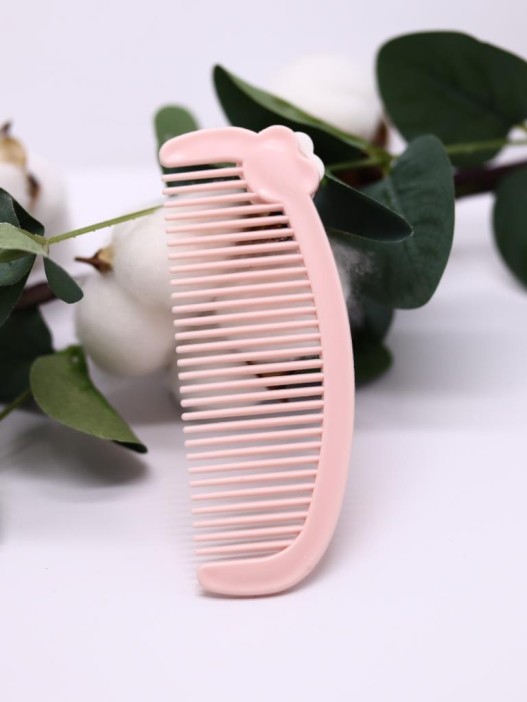 Расческа "Веселые друзья, лапка", розовая 