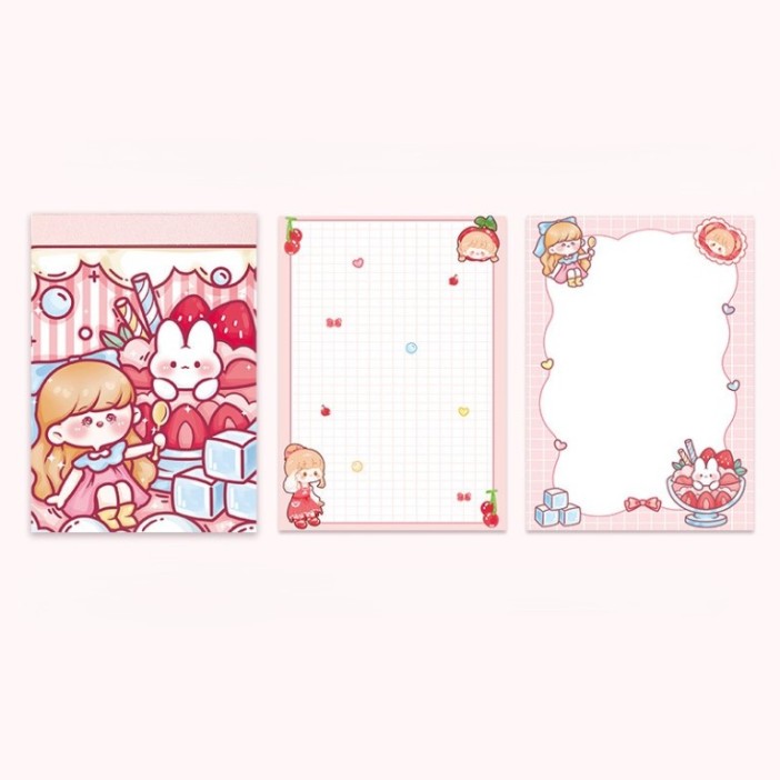 Блокнот отрывной для записей "Lovely stories", pink 