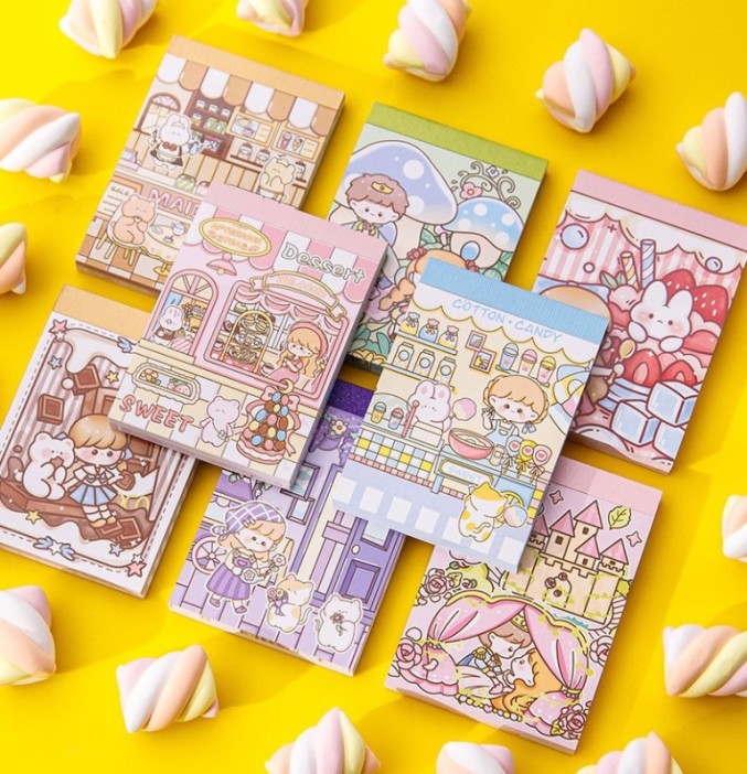 Блокнот отрывной для записей "Lovely stories", pink 