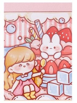 Блокнот отрывной для записей "Lovely stories", pink