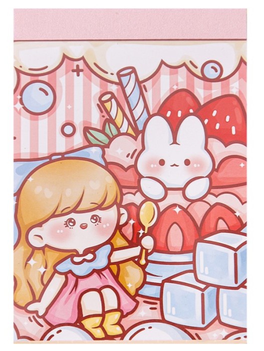 Блокнот отрывной для записей "Lovely stories", pink 