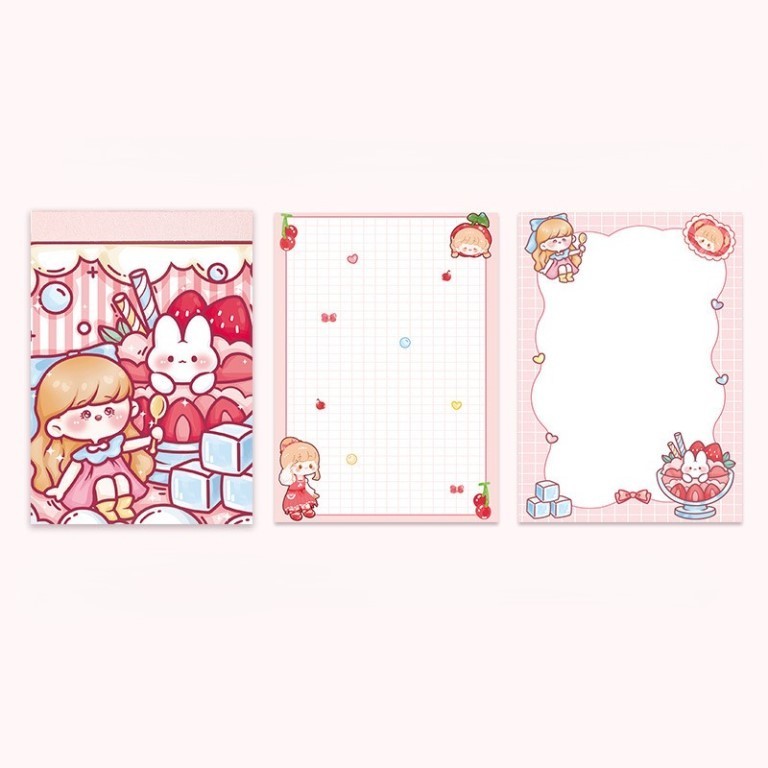 Блокнот отрывной для записей "Lovely stories", pink