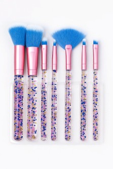 Набор кистей для макияжа "Glitter", 7 кистей