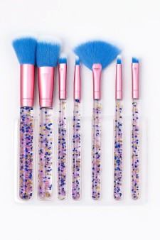 Набор кистей для макияжа "Glitter", 7 кистей