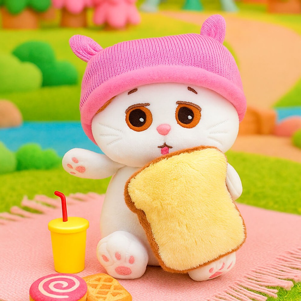 Мягкая игрушка "Кошечка Ли-Ли "Бон аппетит" (15 см)