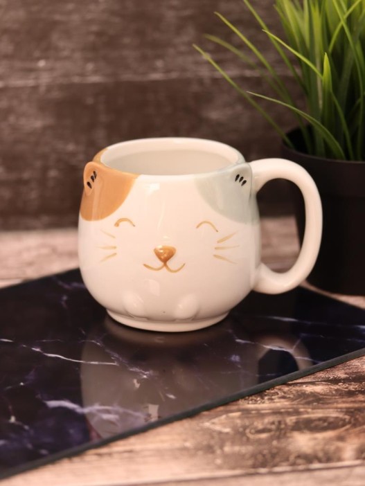 Кружка керамическая «Happy cat», 460 мл 