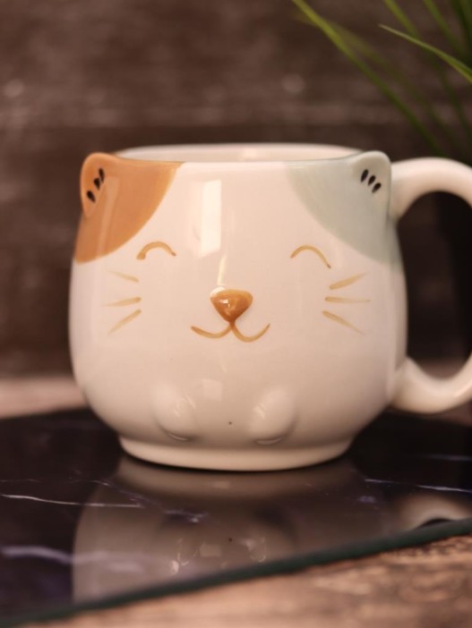 Кружка керамическая «Happy cat», 460 мл 