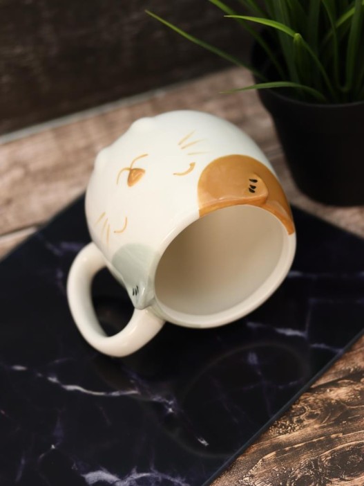 Кружка керамическая «Happy cat», 460 мл 