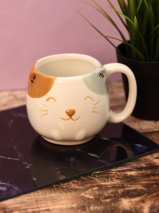 Кружка керамическая «Happy cat», 460 мл 