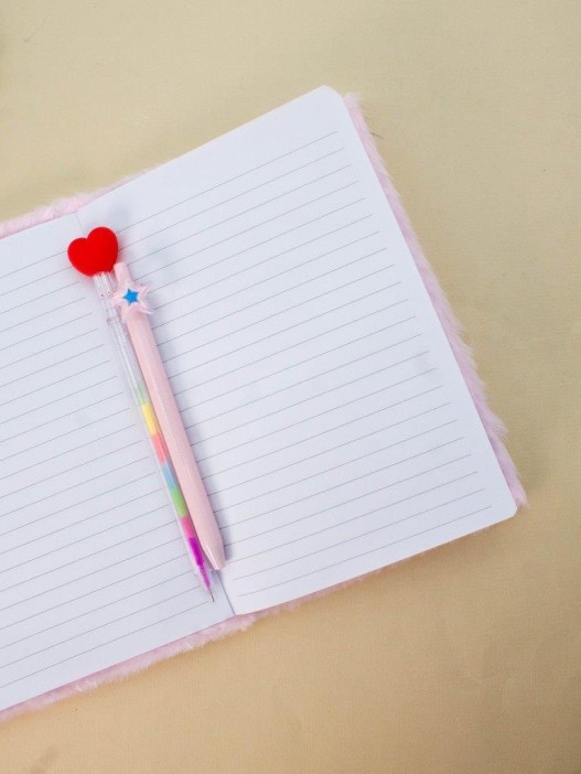 Блокнот плюшевый «Proud lama», pink, 21,5х15 см, плотность 70 гр. 