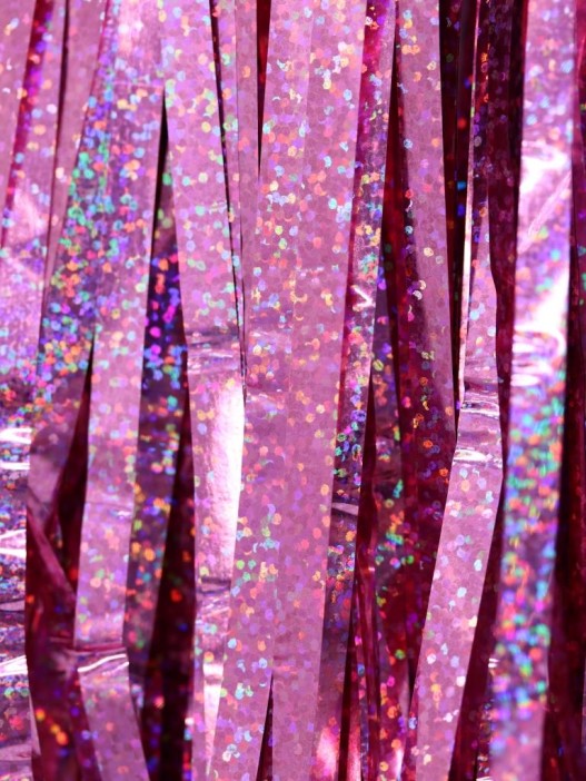 Праздничный занавес, дождик для фотозоны &quot;Brilliant rain&quot;, pink (100*200 см) 