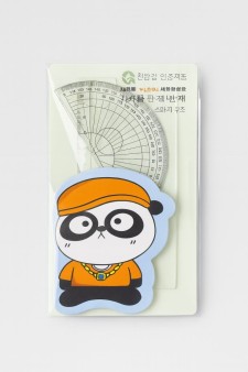 Набор линеек «Sports panda», blue