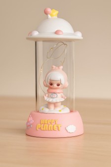 Ночник "Starlight", moon girl, 13 см