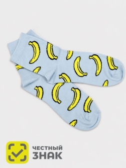 Носки женские iLikeGift "Бананы", р. 35-40