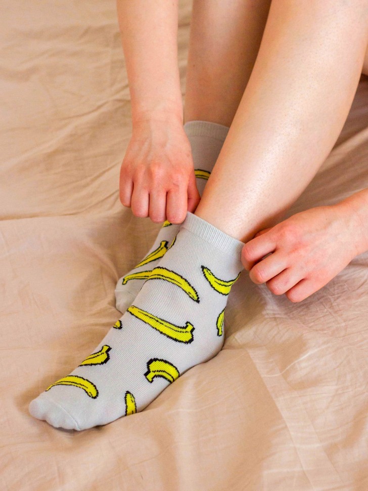 Носки женские iLikeGift "Бананы", р. 35-40