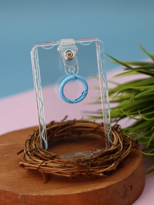 Футляр для карт &quot;Wave outline&quot;, blue 