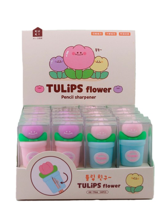 Точилка для карандашей "Tulips flower" 