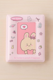 Фотоальбом - биндер для карт "Bunny hart", 16 страниц(9*11см)