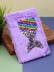 Блокнот плюшевый &quot;Mermaid&quot;, purple, 21,5х15 см, плотность 80 гр. 
