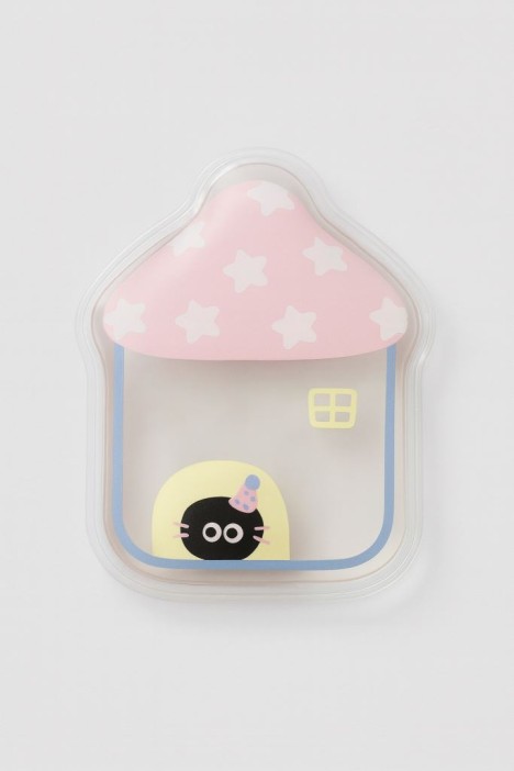 Карманная грелка iLikeGift «Happy house», yellow 