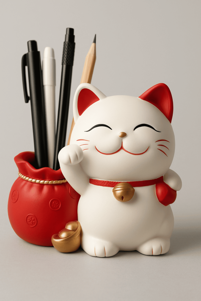 Подставка для канцелярских принадлежностей «Lucky Cat»
