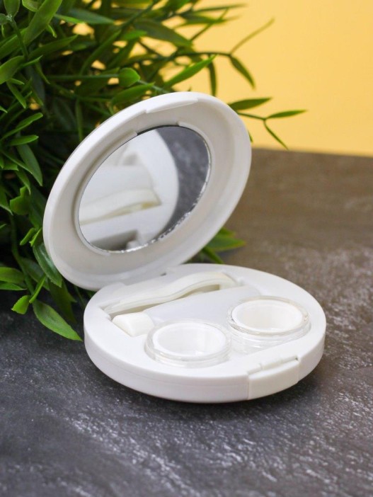 Контейнер для линз «Flower», green 