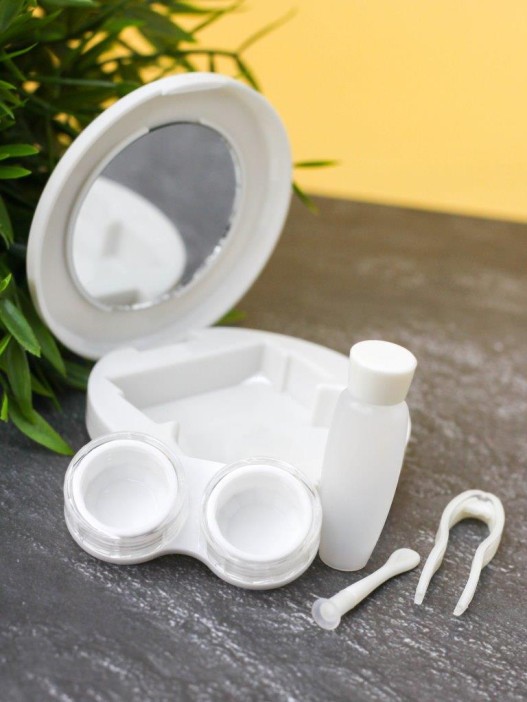 Контейнер для линз «Flower», green 