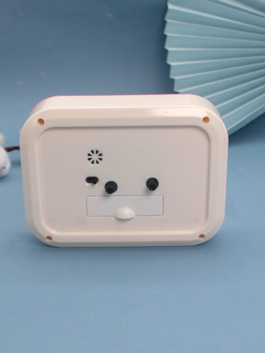 Часы-будильник «Bright rectangle», pink 