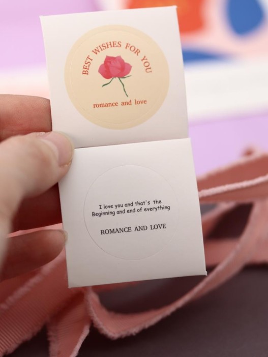 Упаковочный набор для подарков (2 листа+лента+открытка+5 наклеек) &quot;Gentle touch&quot;, 50x70 см 