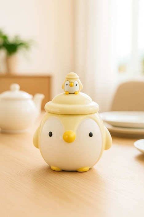 Кружка «Little penguin», yellow (400 ml) 