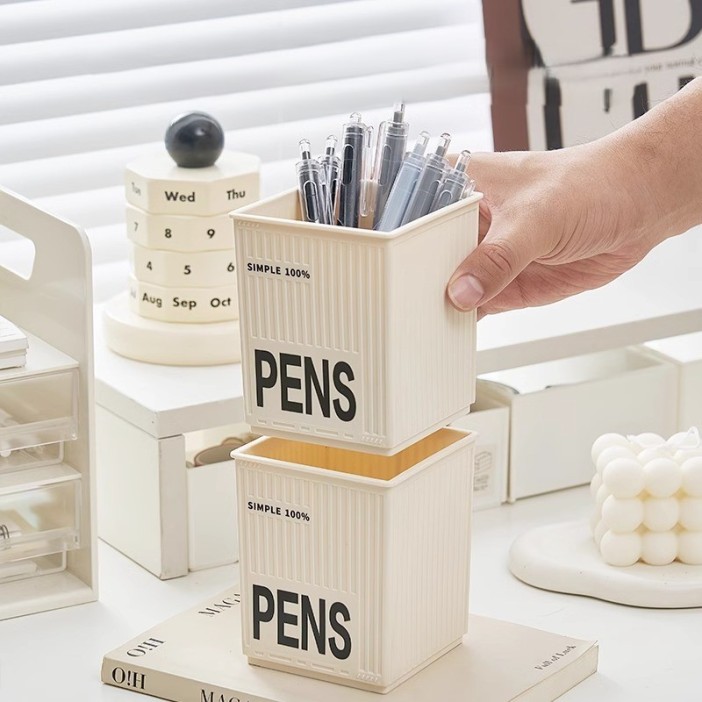 Подставка для канцелярских принадлежностей «Simple 100%», white (11*9 см) 