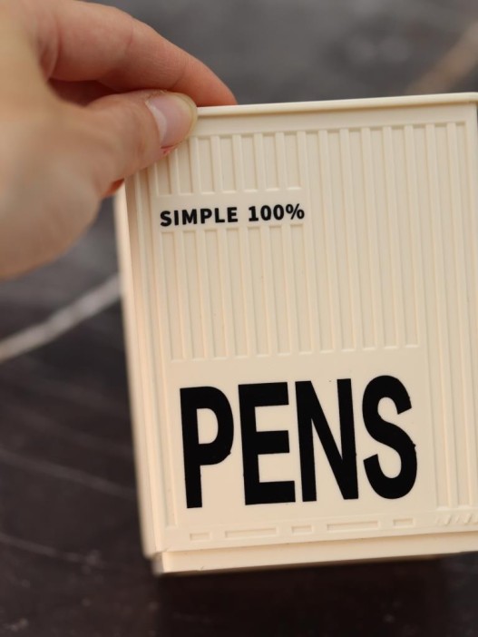 Подставка для канцелярских принадлежностей «Simple 100%», white (11*9 см) 