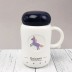 Кружка &quot;Time of unicorns&quot;, white-blue (380ml) 