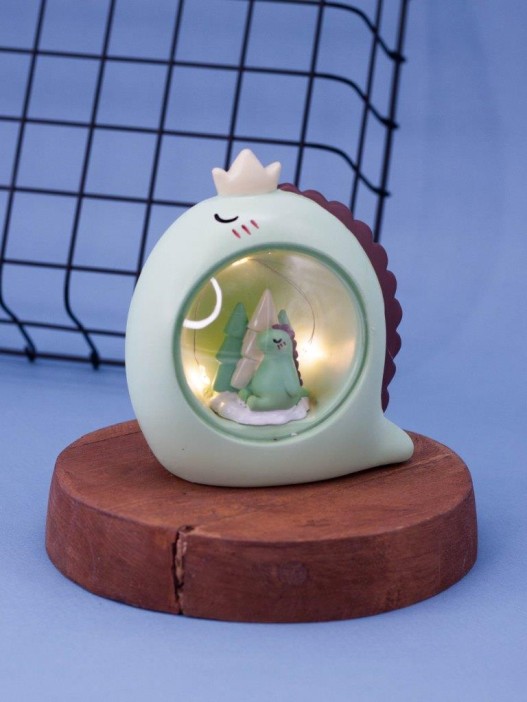 Ночник &quot;Sleeping dino ball&quot;, green (11 см), пластик 