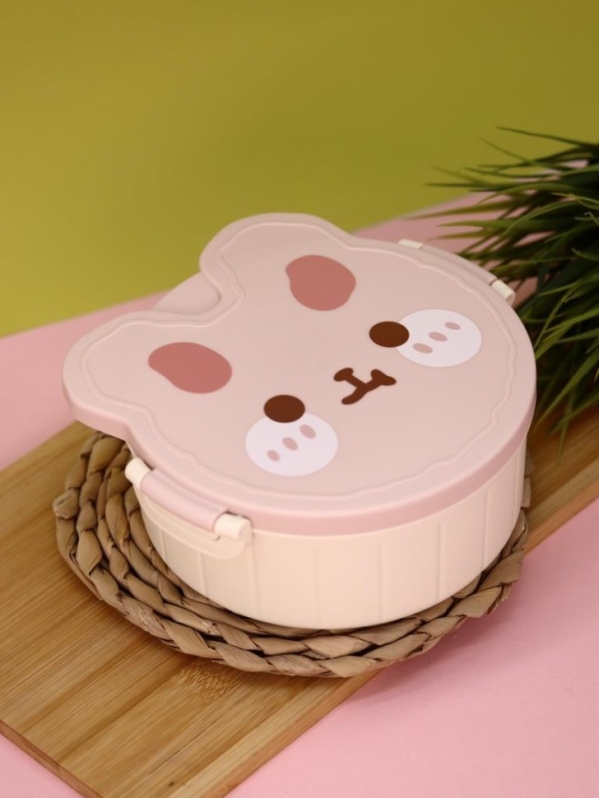 Ланчбокс "Round rabbit", white