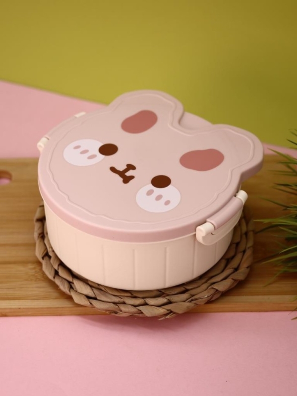 Ланчбокс "Round rabbit", white