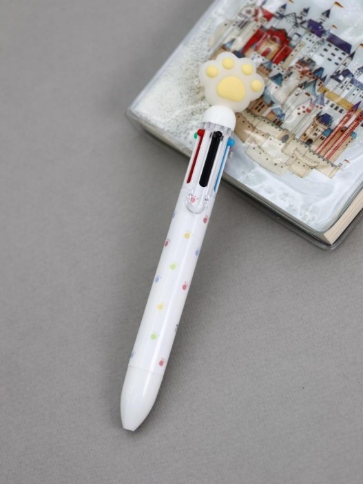 Разноцветная ручка 6 в 1 &quot;Жёлтая лапка&quot; 