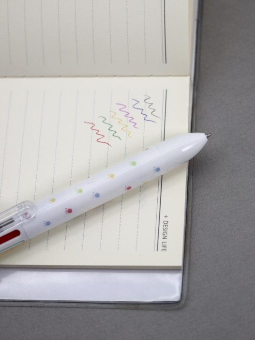 Разноцветная ручка 6 в 1 &quot;Жёлтая лапка&quot; 