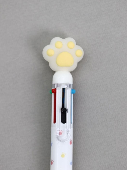 Разноцветная ручка 6 в 1 &quot;Жёлтая лапка&quot; 