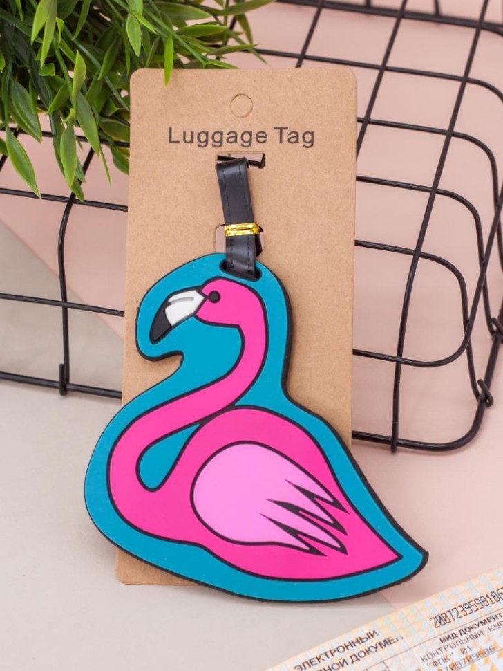 Бирка для багажа "Flamingo"