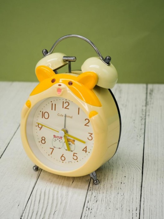 Часы-будильник «Hamster», yellow 